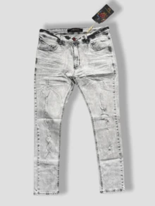 SKINNY PLAYER JEANS - Light Grey - View 1