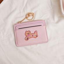 Multi-Card Holder Mint Green Dachshund Dog Card Case Compact Convenient ID Card Holder Bank Card Case Large Capacity & Personalized For Women Wallet Mini Wallet Purse Wallet Wallet Keychain Wristlet Wallet - Multicolor - View 12