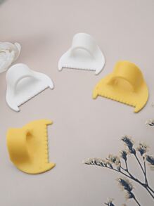 1 Set Simple Sewing Tools - Durable Plastic Edge Stitching Hemming Tool, Suitable For Beginners And Seniors, 4mm And 3mm Spacing, Perfect For DIY Hand Sewing Projects, Sewing Accessories | Ergonomic Design | Smooth Surface