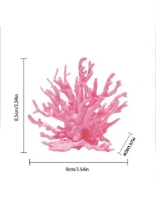 1 pièce Décoration de corail artificielle pour aquarium, décoration de table, centre de table sous-marin réaliste. Ornements de plantes océaniques pour la décoration de fête et de salon.