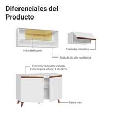 Complete Modular Kitchen Madesa Reims 190cm White Color 07 - White - View 4