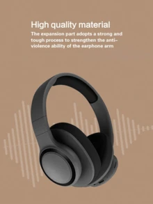 Reletech 无线降噪耳机、电竞耳机、音乐耳机、超长续航 - 深灰色 - 查看 7