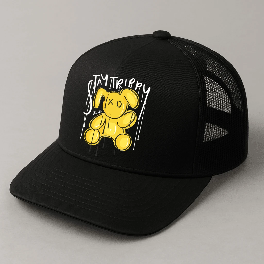 GORRA UNISEX OSOS URBANOS ANIMALES OSITOS GYM CULTURISMO CALACAS CHIDAS MUSICA URBAN CASUAL MODA GG241 - Negro - Ver 1