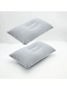 2 piezas de almohadas inflables portátiles para acampada al aire libre, almohadas para sacos de dormir, cojín para siestas