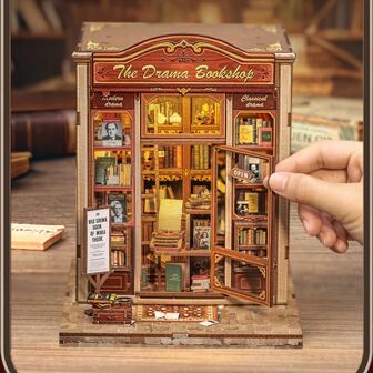 DIY Wooden 3D Room Miniature Assembly Model, Craft Material Kit, Ideal Gift For Holidays
