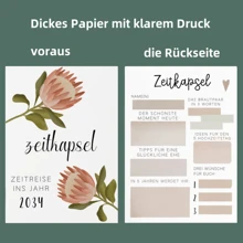 30pcs Modern Time Capsule Wedding Greeting Cards Set, Wedding Blessing Cards Creative Game Guest Book Replacement, Fashionable German Wedding Ceremony Decors Summer Birthday Gifts Beach Back To School School Supplies Room Decor