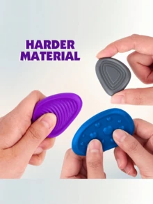 6 件感官石玩具：质地柔软的舒缓石适合自闭症 - 缓解学生焦虑的玩具，可减压 - 小奖品手指玩具，复活礼物，开学季和毕业季！ - 彩色 - 查看 9