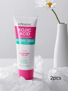 PAORPEVM 1/2/3支装腋下美白霜，去除腋下暗沉，适用于腋下、膝盖等部位，蕴含植物提取物和胶原蛋白，保湿并淡化肌肤色素沉着。