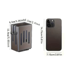 1pc Multi-Functional RV Kitchen Organizer Box With Drip Tray And 2 Hooks - RV Kitchen Wall-Mounted Or Freestanding Dish Rack, Space-Saving Design, Easy Installation For Camping And Outdoor Cooking Kitchen Accessory - Multicolor - View 7