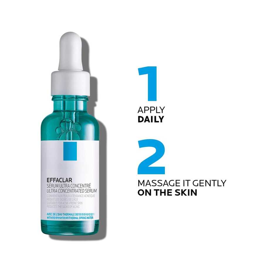 Rostro RadianteLa R-oche Posa Effaclar Serum Ultra Concentrado Anti-Marks 30ml - Peeling Diario Para Disminuir Marcas Y Mejorar La Textura, Regalo Exclusivo Para San Valentín 2025, Uso Continuo, Ideal Para Piel Mixta Y Sensible - Blanco - Ver 1
