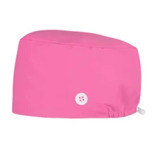 1 pièce Casquette de travail ajustable de couleur unie pour femmes/casquette d'infirmière, design réglable pour le printemps, l'été, l'automne et l'hiver, antibactérien et anti-poussière, convient au personnel médical comme les médecins, les infirmières et les travailleurs de nettoyage
