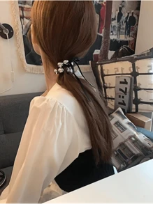 Conjunto de 3 peças/1 peça de presilha de cabelo feminina multicolorida com pérolas sintéticas e strass, pulseira de luxo para festa. Acessórios para cabelo, acessórios de cabelo, acessórios femininos, outono, viagem, ferramentas para cabelo, acessórios para cabelo, itens para cabelo, outono, cabelo, acessórios para cabelo, acessórios, acessórios de cabelo femininos, viagem, acessórios para cabelo, acessórios femininos, acessórios para cabelo, acessórios para cabelo, itens, acessórios de beleza, presentes, viagem, presentes para mulheres, itens para cabelo, lembrancinhas