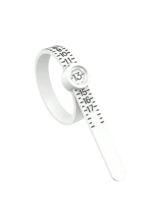 1/2件装戒指测量套装，美国尺寸，手指尺寸调节器，标准软质戒指尺寸测量工具，戒指尺寸测量套装，可重复使用手指尺寸测量器，带放大镜，珠宝尺寸测量工具，1-17号美国戒指尺寸 - 彩色 - 查看 7