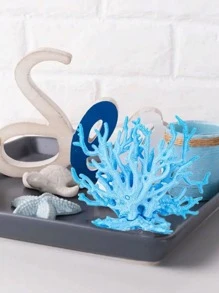 1 pièce Décoration de corail artificielle pour aquarium, décoration de table, centre de table sous-marin réaliste. Ornements de plantes océaniques pour la décoration de fête et de salon.