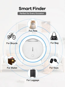 REMAX GPS Smarttracker, kabellose intelligente Anti-Verlust-Marke Ortungsgerät, funktioniert mit Apple Find-My App, für Autos, Schlüssel, Portemonnaies, Gepäck, Rucksäcke, Haustiere und mehr, Artikelfinder, austauschbare Batterie, Datenschutz, kompatibel mit iOS-System, Reisenotwendigkeiten, Familienreisen, Gepäck-Muss-Haves