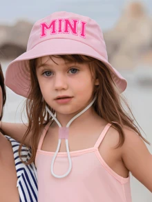 1pc Custom-Made Children Bucket Hat, Personalized Fashion Versatile, Suitable As Gift, For Boys And Girls Daily Use - Multicolor - View 2