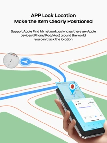 REMAX GPS Smarttracker, kabellose intelligente Anti-Verlust-Marke Ortungsgerät, funktioniert mit Apple Find-My App, für Autos, Schlüssel, Portemonnaies, Gepäck, Rucksäcke, Haustiere und mehr, Artikelfinder, austauschbare Batterie, Datenschutz, kompatibel mit iOS-System, Reisenotwendigkeiten, Familienreisen, Gepäck-Muss-Haves