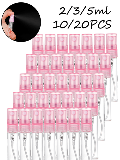 30ml nachfüllbare tragbare Kartenzerstäuberflasche für Parfüm, Handdesinfektionsmittel und Kosmetika - schützende Hülle inklusive