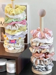 1 organisateur d'accessoires pour cheveux en bois avec un support, bandeaux avec un support, organisateur de rubans, support de rangement d'accessoires pour cheveux, support d'affichage d'accessoires pour cheveux de haute qualité, convient pour le salon, le meuble d'affichage de l'école, les fêtes, le meilleur choix pour anniversaire, mariage, rassemblement, et aussi un cadeau parfait pour les collègues, les amis et la famille, le meilleur choix pour la rentrée scolaire.