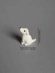 عندما تشعر بالوحدة، دع الجرو يرافقك! ديكور عالم مصغر، تمثال جرو مصغر، هدية عيد الميلاد، هدية عيد الحب، أفضل هدية لمحبي الكلاب