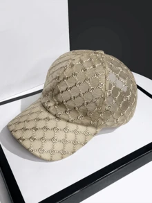 1 Piece Lace Hat Women's Summer Wide Brim Fashion Casual Versatile Baseball Cap Sunshade Sun Hat Semi Hollow Design Thin Sun Hat - Black - View 5