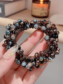 Conjunto de 3 peças/1 peça de presilha de cabelo feminina multicolorida com pérolas sintéticas e strass, pulseira de luxo para festa. Acessórios para cabelo, acessórios de cabelo, acessórios femininos, outono, viagem, ferramentas para cabelo, acessórios para cabelo, itens para cabelo, outono, cabelo, acessórios para cabelo, acessórios, acessórios de cabelo femininos, viagem, acessórios para cabelo, acessórios femininos, acessórios para cabelo, acessórios para cabelo, itens, acessórios de beleza, presentes, viagem, presentes para mulheres, itens para cabelo, lembrancinhas