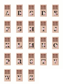 便携式化妆刷套装，带镜子，花卉字母A-Z设计，盒装化妆刷套装，多功能化妆刷套装，带镜盒，迷你多功能化妆笔，粉底刷，眼影刷，新手美妆工具，混合化妆刷收纳盒，化妆刷套装，方便携带的女性礼物，理想的化妆工具套装，便携旅行必备品 - 卡其色 - 查看 2