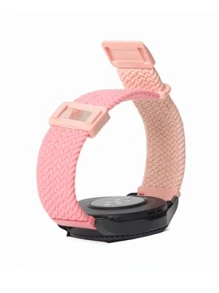 1pc Color Block Cute Magnetic Strap Braided Loop Compatible With Apple Watch Band 38mm 40mm 41mm 42mm 44mm 45mm 46mm 49mm, Girls Sport Nylon Elastic Replacement Compatible With Apple Watch Bands Series10 9 8 7 6 5 4 3 2 1 SE Ultra1/2, 18mm20mm22mm