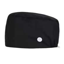 1 pièce Casquette de travail ajustable de couleur unie pour femmes/casquette d'infirmière, design réglable pour le printemps, l'été, l'automne et l'hiver, antibactérien et anti-poussière, convient au personnel médical comme les médecins, les infirmières et les travailleurs de nettoyage