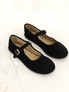 RevReaL Zapatos clásicos tipo Mary Jane | Ligeros y cómodos, disponibles en varios colores - Negro - Ver 2