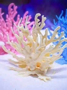 1 pièce Décoration de corail artificielle pour aquarium, décoration de table, centre de table sous-marin réaliste. Ornements de plantes océaniques pour la décoration de fête et de salon.