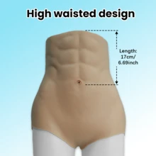 1 件高腰女式加厚硅胶提臀内裤 - 性感提臀内衣，适合特殊活动、夜间外出和日常时尚，提臀塑身衣紧身短裤 - 駝色 - 查看 7
