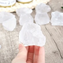 1pc/3pcs/5pcs Bulk Clear Quartz Crystal, Natural Rose Quartz Stone, Natural Healing Crystals - White - View 17