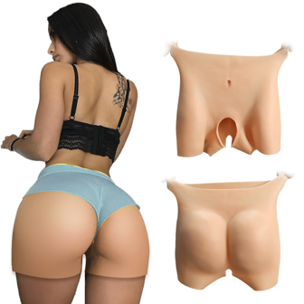 1 pieza Bragas moldeadoras de silicona sexy para mujer - Ropa interior acolchada que realza las caderas para una figura talla grande curvilínea, adecuada para ir de fiesta, citas y eventos especiales, prenda reductora que levanta el trasero