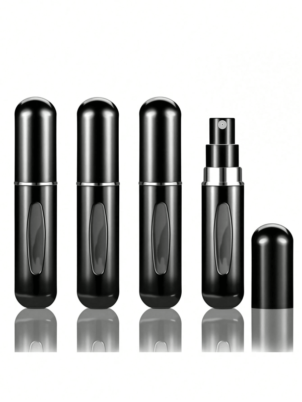 3 Stücke/4 Stücke 5ml nachfüllbare Parfümflaschen, tragbare nachfüllbare Parfümzerstäuber-Flaschen, nachfüllbare Parfümreisespray-Flaschen, Mini tragbare leere Flüssigkeitsbehälter, Reiseaccessoires, Reiseorganizer für den Strand, geeignet für Düfte, Parfüm für Frauen für Urlaub, Camping, Ferien, Schulanfang