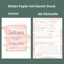 30pcs Modern Time Capsule Wedding Greeting Cards Set, Wedding Blessing Cards Creative Game Guest Book Replacement, Fashionable German Wedding Ceremony Decors Summer Birthday Gifts Beach Back To School School Supplies Room Decor