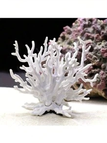 1 pièce Décoration de corail artificielle pour aquarium, décoration de table, centre de table sous-marin réaliste. Ornements de plantes océaniques pour la décoration de fête et de salon.