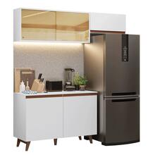 Complete Modular Kitchen Madesa Reims 190cm White Color 09 - White - View 2
