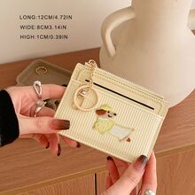 Multi-Card Holder Mint Green Dachshund Dog Card Case Compact Convenient ID Card Holder Bank Card Case Large Capacity & Personalized For Women Wallet Mini Wallet Purse Wallet Wallet Keychain Wristlet Wallet - Multicolor - View 4