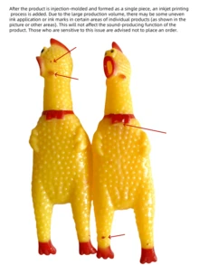 New Pets Dog Squeak Toys Screaming Chicken Squeeze Sound Dog Chew Toy Funny Yellow Rubber Vent Chicken 16cm 29cm 35cm,Christmas Present - Multicolor - View 10