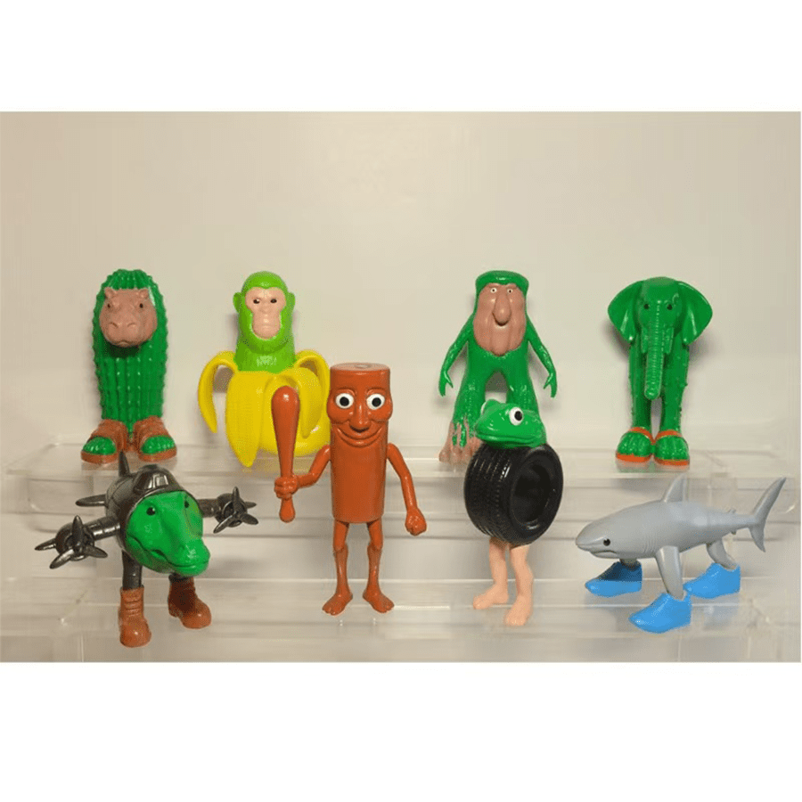 Figura de madera abstracta de la mitología popular online, juguete de descompresión "TungTungTungSahur"