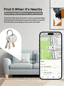 REMAX GPS Smarttracker, kabellose intelligente Anti-Verlust-Marke Ortungsgerät, funktioniert mit Apple Find-My App, für Autos, Schlüssel, Portemonnaies, Gepäck, Rucksäcke, Haustiere und mehr, Artikelfinder, austauschbare Batterie, Datenschutz, kompatibel mit iOS-System, Reisenotwendigkeiten, Familienreisen, Gepäck-Muss-Haves
