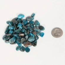 50g/100g Natural Blue Apatite Crystal Chips Polished Stones Healing Crystals For Reiki, Yoga & Energy Therapy Beginners, Houseplants, Jewelry Making, Wishing Bottle, Garden, Fountain - Blue - View 13