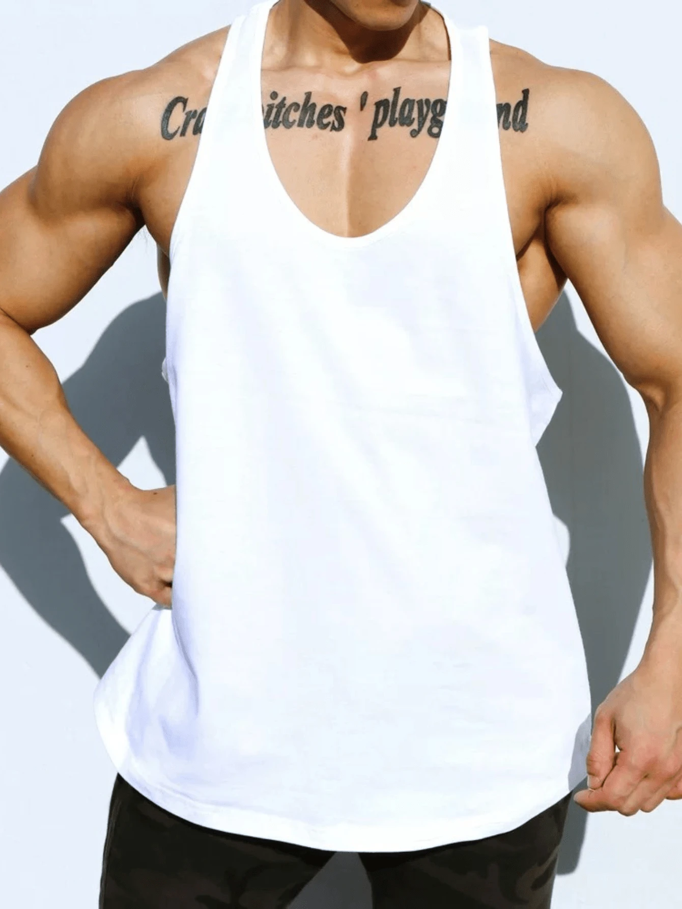 Men's Summer Casual Solid Color Breathable Tank Top