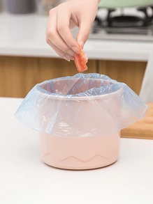 1pc Small Garbage Bag,Pet Small Garbage Bag Desktop Small Garbage Bag Small Cat Garbage Bag Office Home Car Thickened Disposable Mini Plastic Bag 30 Pieces Per Circle
