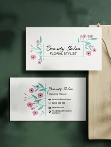 Custom Business Card Set - 200/500/1000 Pcs, Essential For Professional Networking And Distributors, Uncoated Paper, Includes "Business Card Template" Design, Reserving Space For Company Logo And Contact Info, Support Customization, Back To School Season ,Poetcore, School Essentials - Multicolor - View 9
