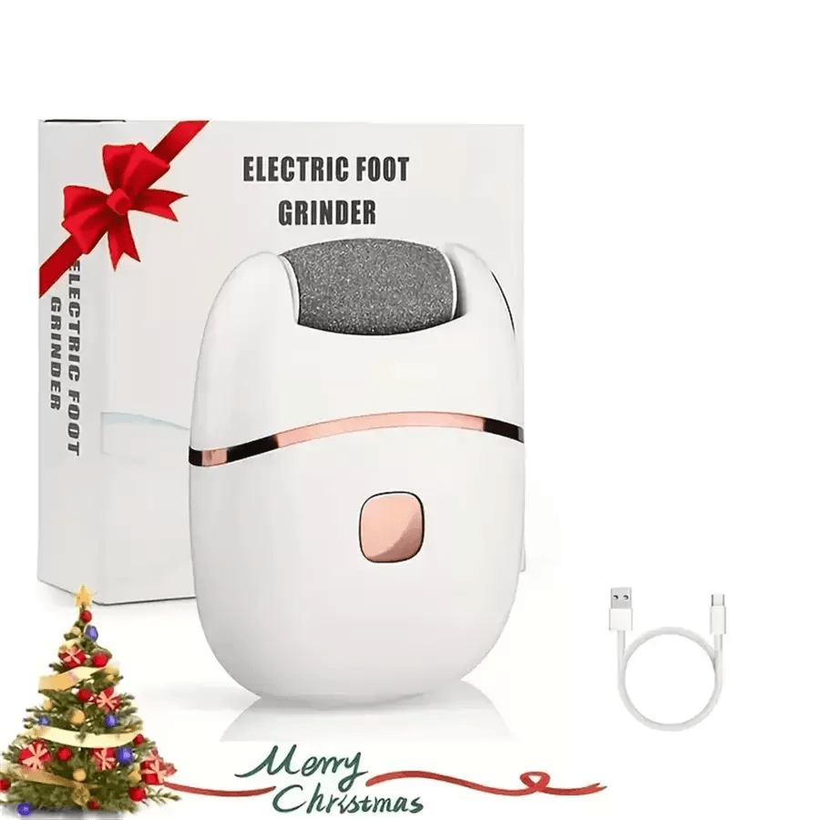 1 polidor elétrico para pés, polidor de pés recarregável para pele grossa, polidor de pés, polidor elétrico para pés, bateria de íon de lítio recarregável por USB (400 mAh), 2 velocidades ajustáveis, com luz LED, design portátil sem fio, cabeça de moagem removível, adequado para pele grossa, beleza portátil para pés, ferramentas para cuidados com a pele, baixa voltagem, bateria recarregável, fácil de usar (400 mAh)