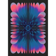 1PC Abstract Futurism Wall Art Dark Colorful Character Geometry Canvas Painting Retro For Living Room Home Decor Optional Frame - Multicolor - View 39