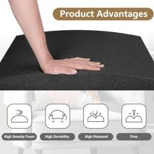 1pc Couch Cushion Support, 20" X 20" Sofa Cushion Support For Sagging Seat, High-Density Curved Foam, Sofa Furniture Seat Cushion Sagging Repair, Sofa Cushion Support Replacement Board, Couch Supporter For Under Cushion