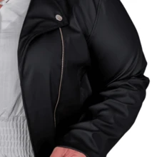 Plus Size Jackets - 黑色 - 查看 4